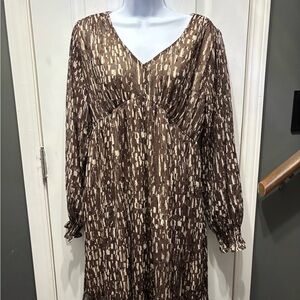 Kori Brown Patterned Dress